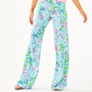 Bal Harbour Palazzo Pant - Bali Blue